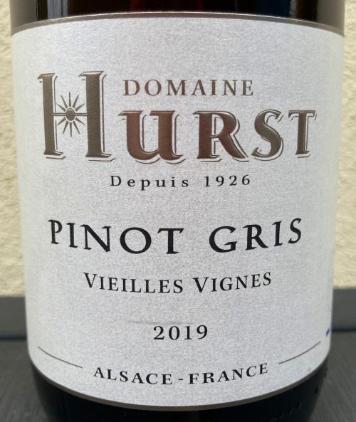 PINOT GRIS Vieilles Vignes 2019