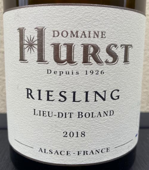RIESLING Lieu-dit BOLAND 2018
