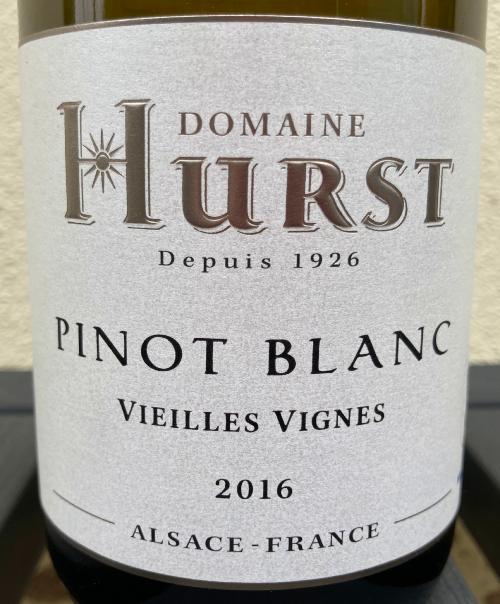 PINOT BLANC Vieilles Vignes 2016