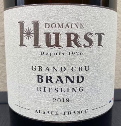 RIESLING GRAND CRU BRAND 2018 - Magnum