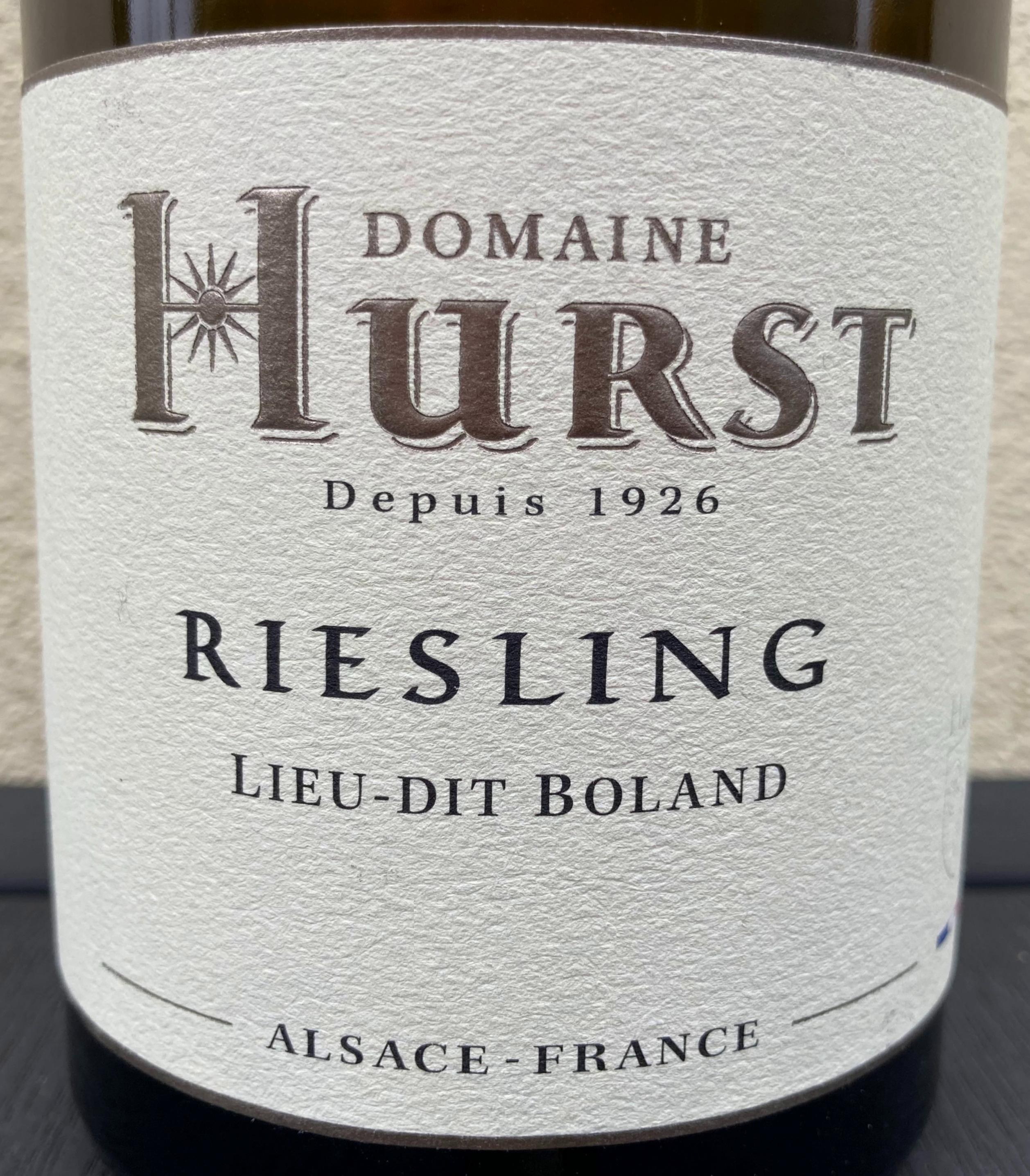 RIESLING Lieu-dit BOLAND 2019